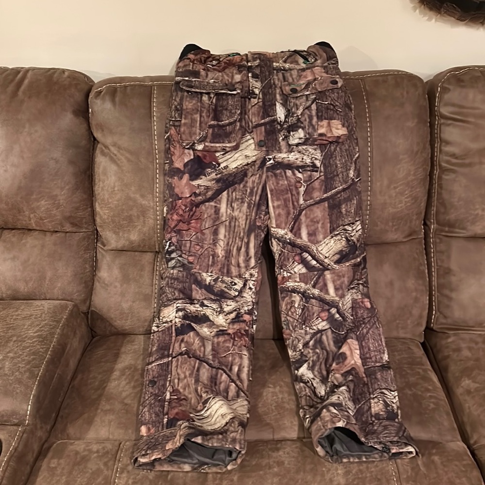 Remington Insulated Hunting Bibs Mossy Oak Breakup Infinity Youth Large